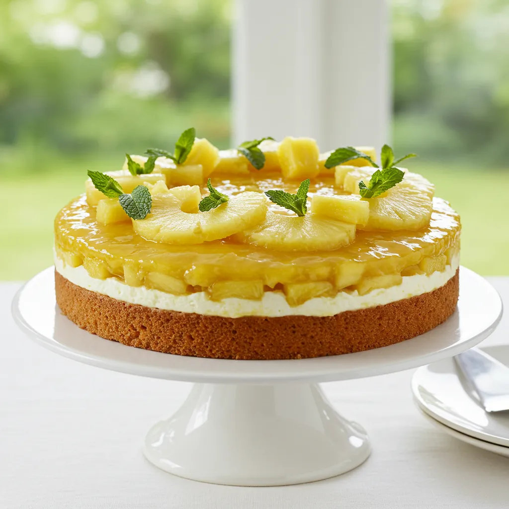 Juicy Pineapple Heaven Cake